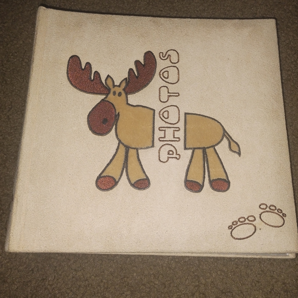BabiesRUs Cream and Brown Moose Photo Album